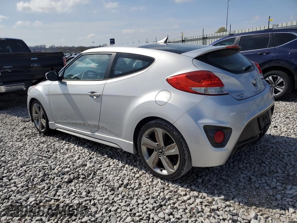 2013 Hyundai Veloster Turbo w/Black Int with VIN KMHTC6AE1DU138352, listed as a Copart auction lot 51523805 with 142,959 mi miles and Clean Title. Bid and sale history available at carsss.com. Image 2.