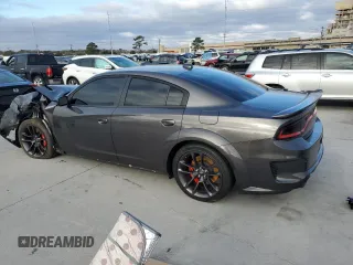 2023 Dodge Charger SRT Hellcat Widebody Jailbreak with VIN 2C3CDXL90PH553374, listed as a Copart auction lot 87508145 with 12,897 mi miles and Salvage Title. Bid and sale history available at carsss.com. Image 2.