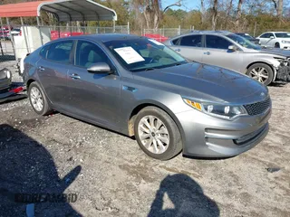 2016 Kia Optima EX with VIN 5XXGU4L3XGG052034, listed as a IAAI auction lot 41506088 with 87,509 mi miles and . Bid and sale history available at DreamBid. Image 1.