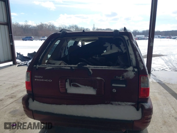 2003 Isuzu Rodeo with VIN 4S2CK58W534304195, listed as a IAAI auction lot 41354536 with Not Provided miles and . Bid and sale history available at DreamBid. Image 14.