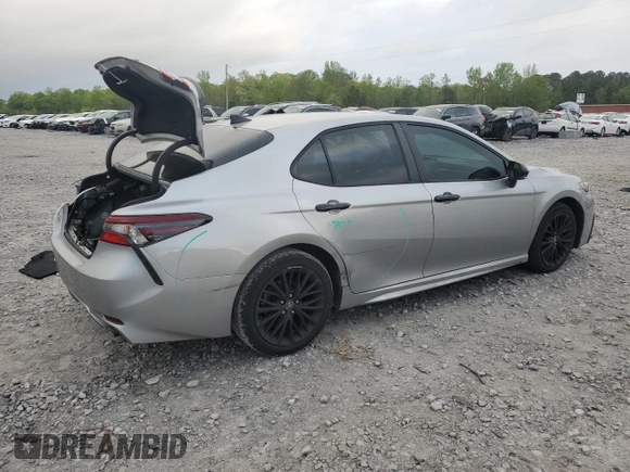 2022 Toyota Camry SE with VIN 4T1T11AK1NU047209, listed as a Copart auction lot 51492045 with 52,963 mi miles and Salvage Title. Bid and sale history available at DreamBid. Image 3.
