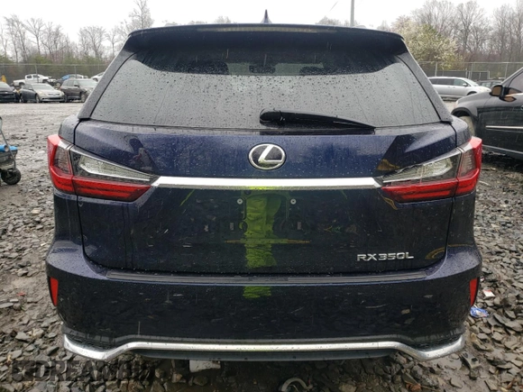 2022 Lexus RX 350L with VIN JTJHZKFA1N2042206, listed as a Copart auction lot 48191645 with 26,632 mi miles and Salvage title. Bid and sale history available at DreamBid. Image 6.