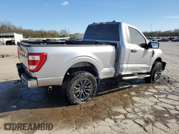 2022 Ford F-150 XL with VIN 1FTMF1E57NKE07156, listed as a Copart auction lot 50302525 with Not Provided miles and Non Repairable. Bid and sale history available at DreamBid. Image 3.