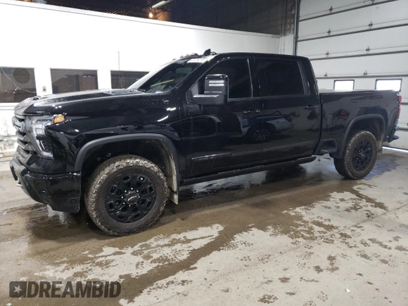 2024 Chevrolet Silverado 3500HD High Country with VIN 2GC4YVEY8R1243305, listed as a Copart auction lot 46139215 with 18,064 mi miles and Salvage Title. Bid and sale history available at carsss.com. Image 1.
