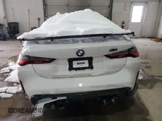 2022 BMW M4 Competition with VIN WBS33AZ07NCJ38064, listed as a Copart auction lot 87812315 with 0 mi miles and Salvage Title. Bid and sale history available at carsss.com. Image 6.