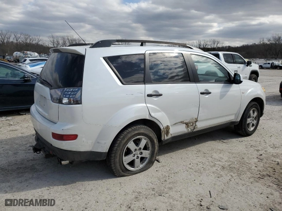 2007 Mitsubishi Outlander ES with VIN JA4MS31X77U010904, listed as a Copart auction lot 48112985 with 149,620 mi miles and Salvage Title. Bid and sale history available at carsss.com. Image 3.