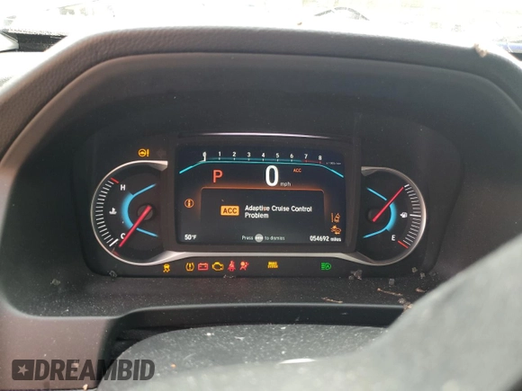 2020 Honda Pilot Touring 8-Passenger with VIN 5FNYF5H91LB004386, listed as a Copart auction lot 85913984 with 54,692 mi miles and Salvage Title. Bid and sale history available at DreamBid. Image 9.