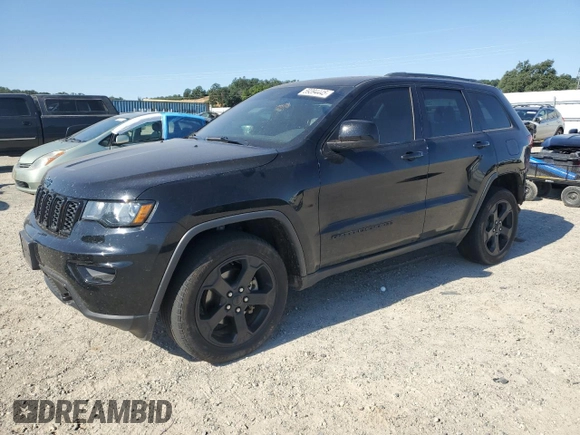 2018 Jeep Grand Cherokee Altitude z VIN 1C4RJFAG7JC382501, wystawiony jako Copart lot #59394445 z przebiegiem 59 143 mil mil oraz Szkoda całkowita • Salvage title. Historia ofert i sprzedaży dostępna na DreamBid. Obrazek 1.