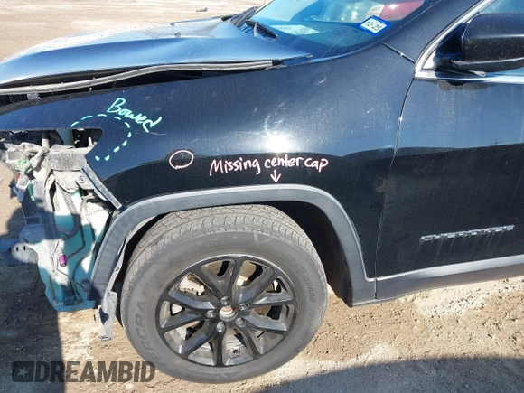 2018 Jeep Cherokee Latitude Plus with VIN 1C4PJLLB1JD513441, listed as a IAAI auction lot 41645225 with 123,986 mi miles and . Bid and sale history available at DreamBid. Image 18.