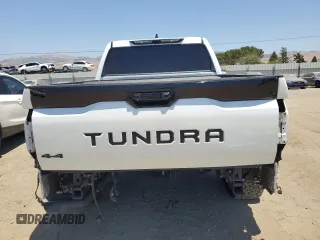 2022 Toyota Tundra Platinum with VIN 5TFNA5DB6NX003415, listed as a Copart auction lot 60794455 with 52,022 mi miles and Salvage title. Bid and sale history available at DreamBid. Image 6.