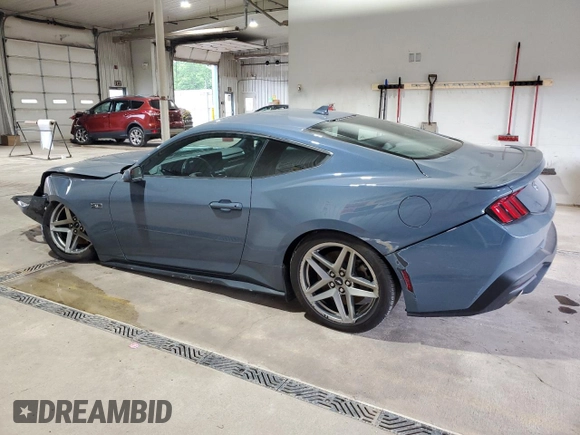 2024 Ford Mustang GT with VIN 1FA6P8CF7R5412104, listed as a Copart auction lot 61928465 with 19,933 mi miles and Salvage title. Bid and sale history available at DreamBid. Image 2.