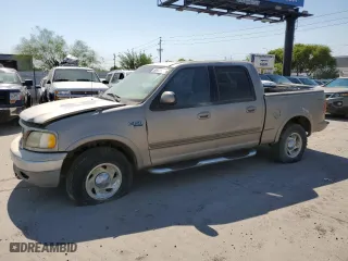 2001 Ford F-150 SuperCrew XLT with VIN 1FTRW08L91KB39473, listed as a Copart auction lot 60947584 with 308,546 mi miles and Clean Title. Bid and sale history available at carsss.com. Image 1.