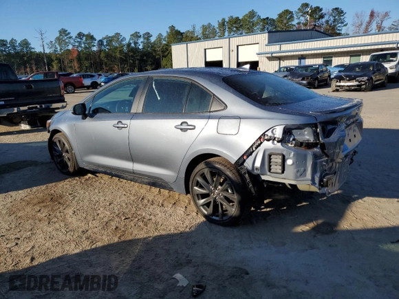 2025 Toyota Corolla SE with VIN 5YFS4MCE5SP217371, listed as a Copart auction lot 82520634 with 234 mi miles and Salvage Title. Bid and sale history available at carsss.com. Image 2.