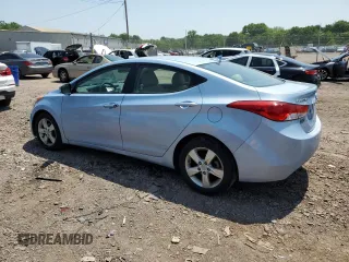 2011 Hyundai Elantra GLS with VIN KMHDH4AE0BU150533, listed as a Copart auction lot 60357125 with 51,718 mi miles and Salvage title. Bid and sale history available at DreamBid. Image 2.