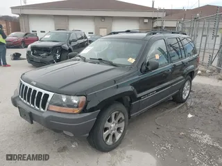 2001 Jeep Grand Cherokee Laredo with VIN 1J4GW48N91C644952, listed as a IAAI auction lot 40825099 with 1 mi miles. Bid and sale history available at carsss.com. Image 2.