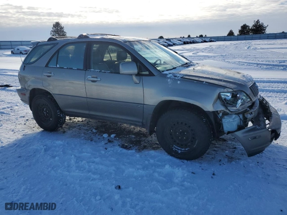 2003 Lexus RX 300 with VIN JTJGF10U730163543, listed as a Copart auction lot 42992005 with 187,375 mi miles and Salvage Title. Bid and sale history available at carsss.com. Image 4.