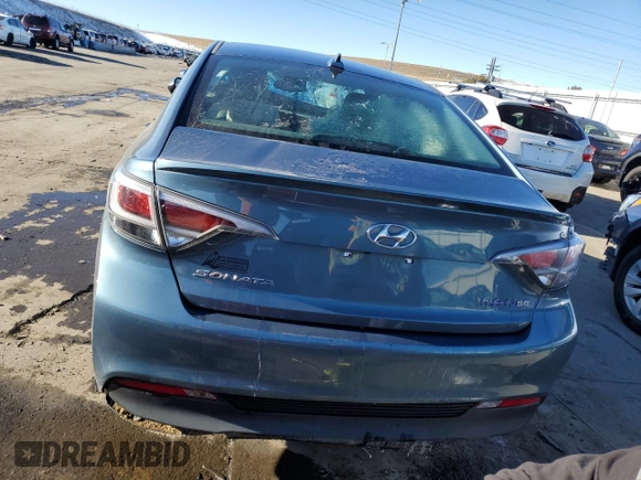 2016 Hyundai Sonata Hybrid SE with VIN KMHE24L17GA037672, listed as a Copart auction lot 38761553 with 47,885 mi miles. Bid and sale history available at carsss.com. Image 6.