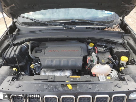 2020 Jeep Renegade Sport z VIN ZACNJBAB2LPL24142, wystawiony jako Copart lot #45908345 z przebiegiem 69 118 mil mil oraz Szkoda całkowita • Salvage title. Historia ofert i sprzedaży dostępna na DreamBid. Obrazek 12.