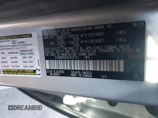 2023 Lexus RX 350 с VIN 2T2BAMCA9PC033141, выставлен на аукционе IAAI как лот 41340020 с пробегом 32 767 миль миль и . История ставок и продаж доступна на DreamBid. Изображение 9.