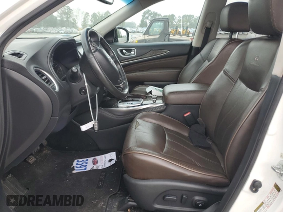 2013 Infiniti JX35 with VIN 5N1AL0MM6DC324143, listed as a Copart auction lot 72313904 with 112,051 mi miles and Salvage Title. Bid and sale history available at carsss.com. Image 7.