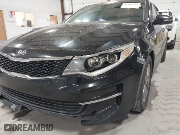 2016 Kia Optima LX Turbo with VIN 5XXGT4L16GG013751, listed as a IAAI auction lot 41843481 with 163,969 mi miles. Bid and sale history available at carsss.com. Image 17.