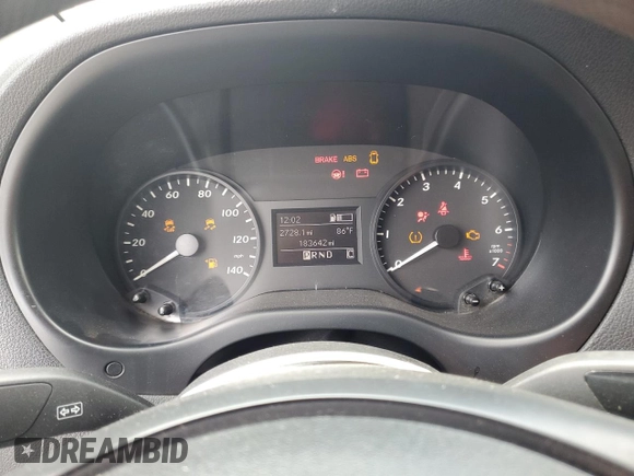 2016 Mercedes-Benz Metris Cargo with VIN WD3PG2EA6G3136238, listed as a Copart auction lot 54874855 with 183,642 mi miles and Salvage title. Bid and sale history available at DreamBid. Image 9.