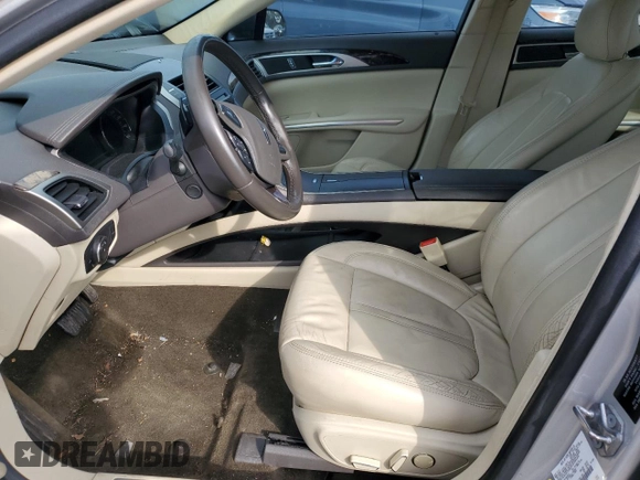 2015 Lincoln MKZ with VIN 3LN6L2J91FR620922, listed as a Copart auction lot 43745565 with Not provided miles and Salvage title. Bid and sale history available at DreamBid. Image 7.