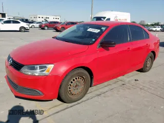 2014 Volkswagen Jetta Sedan S with VIN 3VW2K7AJ3EM208815, listed as a Copart auction lot 53163415 with 138,608 mi miles and Clean Title. Bid and sale history available at carsss.com. Image 1.