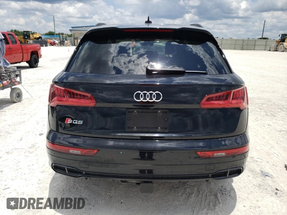 2020 Audi SQ5 Premium Plus with VIN WA1B4AFY9L2104182, listed as a Copart auction lot 57980934 with 41,951 mi miles and Salvage Title. Bid and sale history available at DreamBid. Image 6.