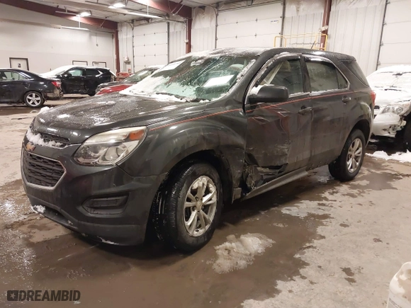 2017 Chevrolet Equinox LS with VIN 2GNFLEEK0H6146465, listed as a IAAI auction lot 41608780 with 124,643 mi miles. Bid and sale history available at carsss.com. Image 17.