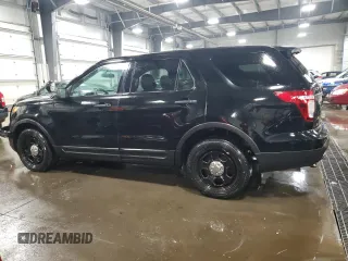2014 Ford Utility Police Interceptor with VIN 1FM5K8AR3EGA04453, listed as a Copart auction lot 87294124 with 200,560 mi miles and Salvage Title. Bid and sale history available at carsss.com. Image 2.