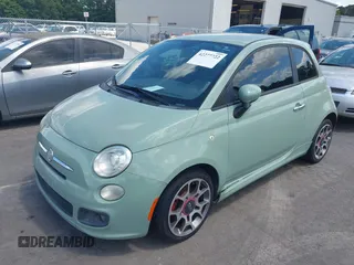 2012 FIAT 500 Sport z VIN 3C3CFFBRXCT115808, wystawiony jako IAAI lot #42277722 z przebiegiem 172 538 mil mil oraz . Historia ofert i sprzedaży dostępna na DreamBid. Obrazek 2.