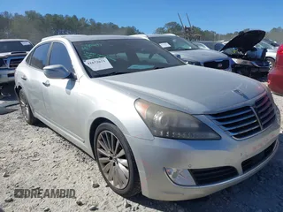 2014 Hyundai Equus Signature with VIN KMHGH4JH1EU073912, listed as a IAAI auction lot 41672671 with 168,197 mi miles and . Bid and sale history available at DreamBid. Image 13.