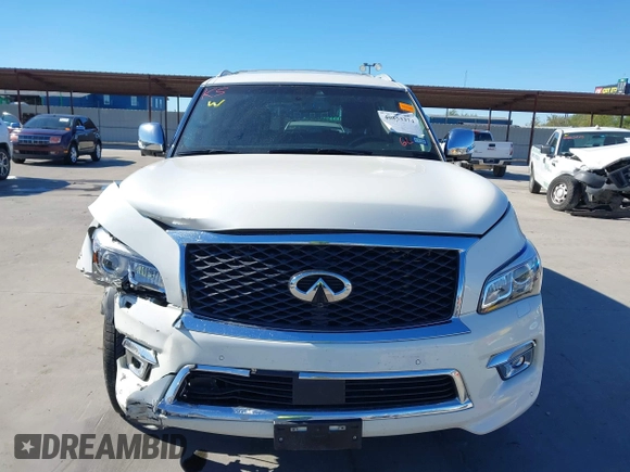 2017 Infiniti QX80 with VIN JN8AZ2NF8H9644943, listed as a IAAI auction lot 40853374 with 68,877 mi miles and . Bid and sale history available at DreamBid. Image 13.