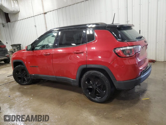 2018 Jeep Compass Altitude with VIN 3C4NJCBB2JT304972, listed as a Copart auction lot 44030125 with 104,862 mi miles and Clean title. Bid and sale history available at DreamBid. Image 2.