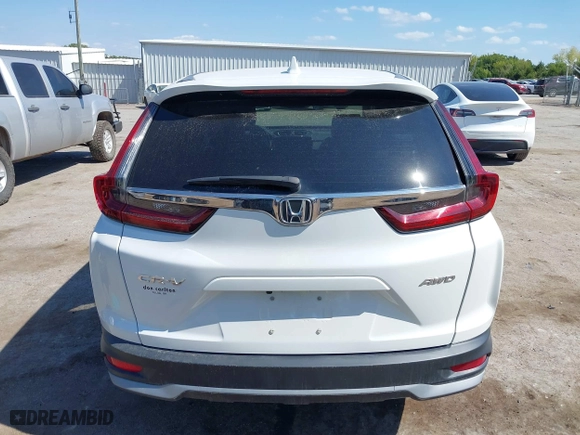 2021 Honda CR-V EX-L with VIN 2HKRW2H82MH665888, listed as a IAAI auction lot 40369407 with 54,055 mi miles. Bid and sale history available at carsss.com. Image 16.