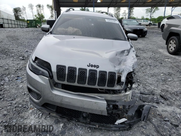 2021 Jeep Cherokee Latitude Plus with VIN 1C4PJLLB8MD112568, listed as a Copart auction lot 53832485 with 128,186 mi miles and Salvage title. Bid and sale history available at DreamBid. Image 5.