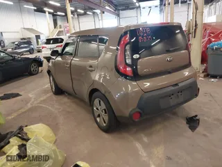 2015 Kia Soul with VIN KNDJN2A28F7124244, listed as a IAAI auction lot 41733327 with 109,852 mi miles. Bid and sale history available at carsss.com. Image 3.