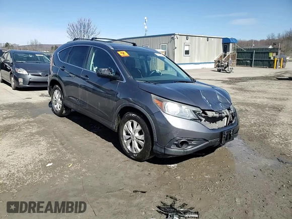 2013 Honda CR-V EX-L with VIN 2HKRM4H74DH621318, listed as a Copart auction lot 49602965 with 213,407 mi miles and Salvage Title. Bid and sale history available at carsss.com. Image 14.