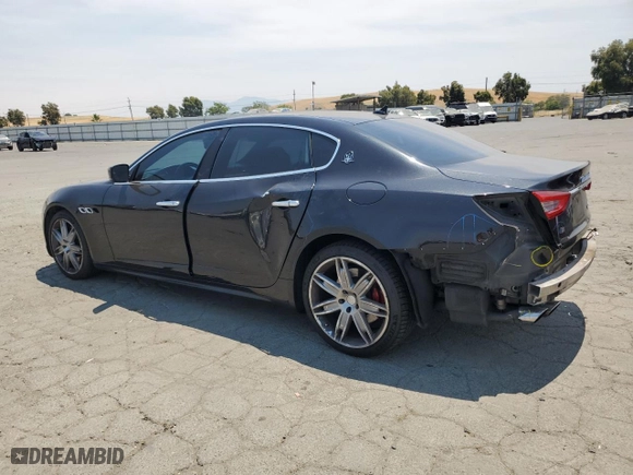 2014 Maserati Quattroporte S Q4 with VIN ZAM56RRAXE1082630, listed as a Copart auction lot 59699864 with 81,535 mi miles and Salvage Title. Bid and sale history available at carsss.com. Image 2.