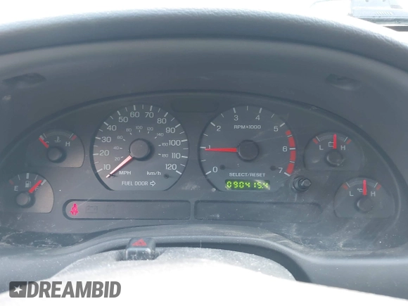 2003 Ford Mustang Standard with VIN 1FAFP40413F312108, listed as a IAAI auction lot 41954137 with 90,415 mi miles. Bid and sale history available at carsss.com. Image 7.
