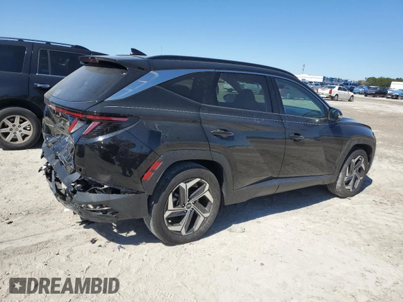 2022 Hyundai Tucson Limited with VIN 5NMJE3AEXNH143921, listed as a Copart auction lot 47481165 with 27,347 mi miles and Non Repairable. Bid and sale history available at carsss.com. Image 3.