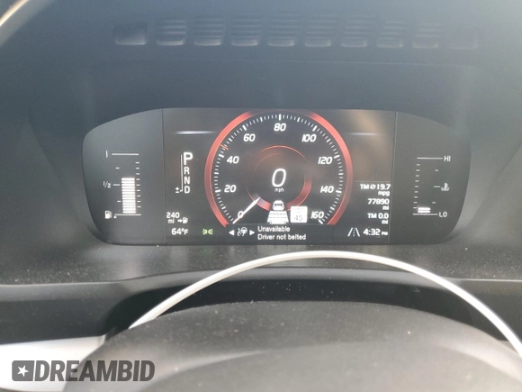 2018 Volvo XC90 Momentum with VIN YV4102CKXJ1337586, listed as a Copart auction lot 44159835 with 77,890 mi miles and Salvage Title. Bid and sale history available at carsss.com. Image 9.