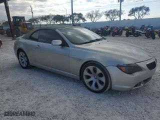 2006 BMW 6 Series 650Ci with VIN WBAEK13406CN72369, listed as a Copart auction lot 47076175 with 97,684 mi miles and Clean Title. Bid and sale history available at carsss.com. Image 4.