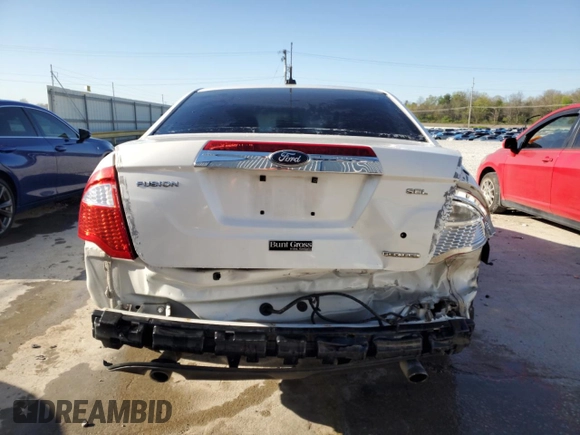 2012 Ford Fusion SEL with VIN 3FAHP0JG4CR185772, listed as a Copart auction lot 53104705 with 78,972 mi miles and Salvage Title. Bid and sale history available at carsss.com. Image 6.
