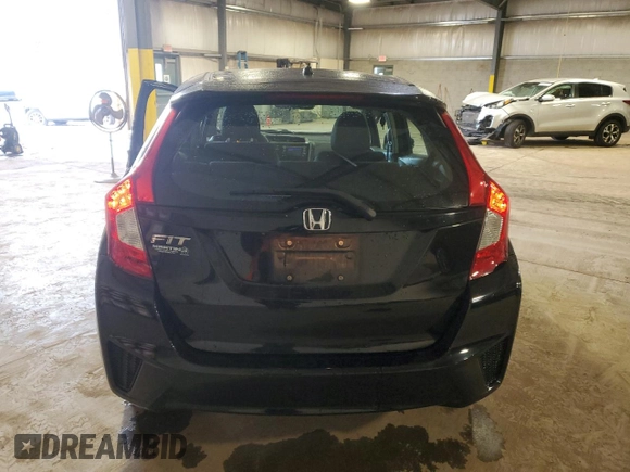 2017 Honda Fit LX with VIN 3HGGK5G50HM706466, listed as a Copart auction lot 53052015 with 72,478 mi miles and Salvage Title. Bid and sale history available at DreamBid. Image 6.