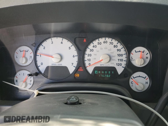 2008 Dodge 1500 SLT with VIN 3D7KS19D78G164888, listed as a Copart auction lot 50689395 with 176,282 mi miles and Salvage Title. Bid and sale history available at DreamBid. Image 9.