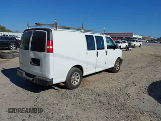 2010 Chevrolet Express Cargo Van with VIN 1GCUGADX3A1131204, listed as a IAAI auction lot 40709065 with 312,430 mi miles. Bid and sale history available at carsss.com. Image 4.