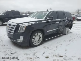 2017 Cadillac Escalade Platinum with VIN 1GYS4DKJ9HR207272, listed as a Copart auction lot 44024135 with 92,820 mi miles and Clean Title. Bid and sale history available at carsss.com. Image 1.