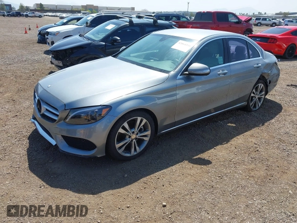 2015 Mercedes-Benz C 300 with VIN 55SWF4JB0FU061535, listed as a IAAI auction lot 42064350 with 103,051 mi miles and . Bid and sale history available at carsss.com. Image 2.